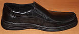 Чоловічі туфлі зі шкіри чорні від виробника модель АМТ121, фото 2