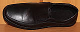 Чоловічі туфлі зі шкіри чорні від виробника модель АМТ121, фото 5