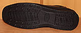 Чоловічі туфлі зі шкіри чорні від виробника модель АМТ121, фото 6