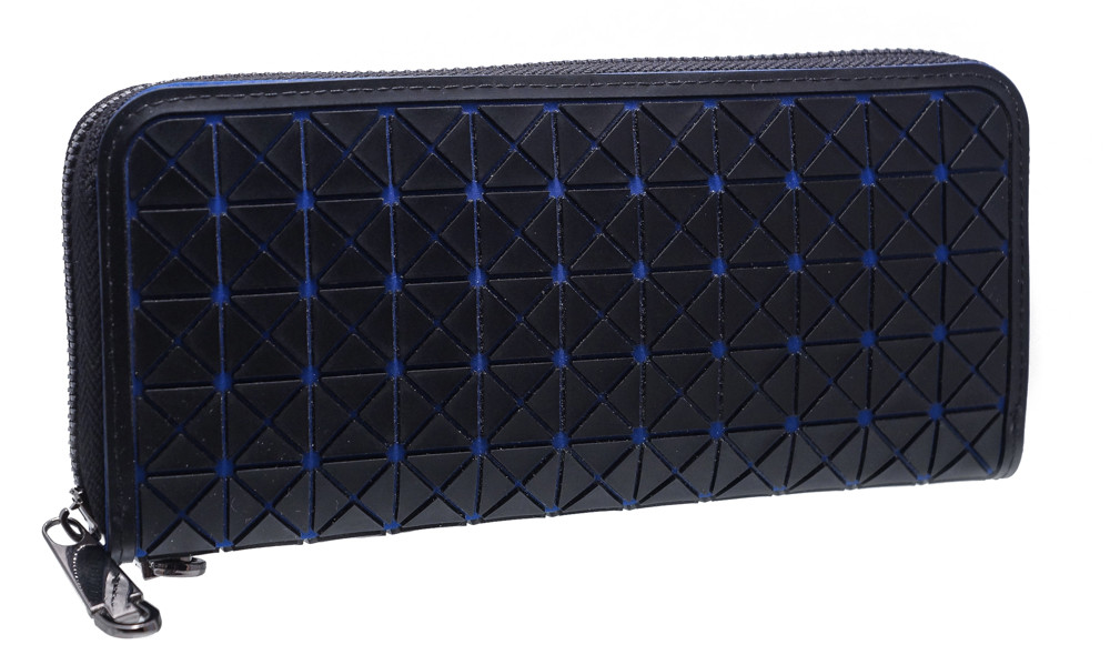 Стильний жіночий гаманець A867 black/blue