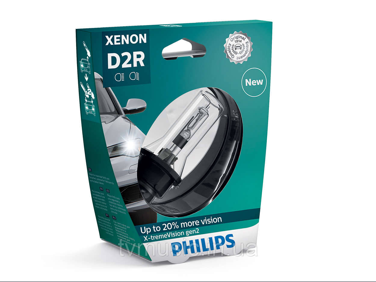 Ксенонова лампа Philips X-tremeVision gen2 D2R 85V 35 W 85126XV2S1, фото 1