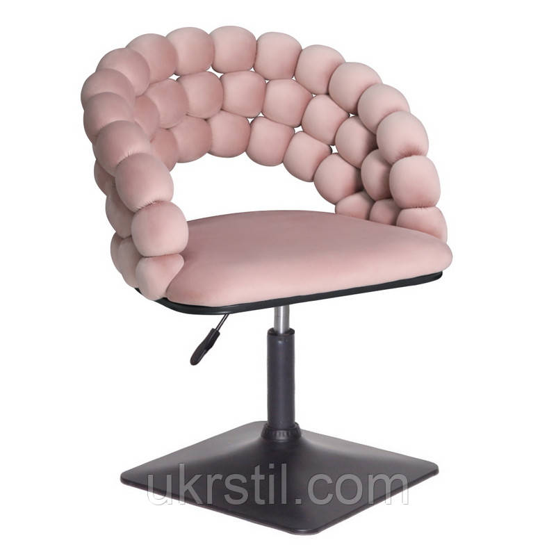 Стульчик для клиента Azalia Black на квадрате Фрез, фото 1