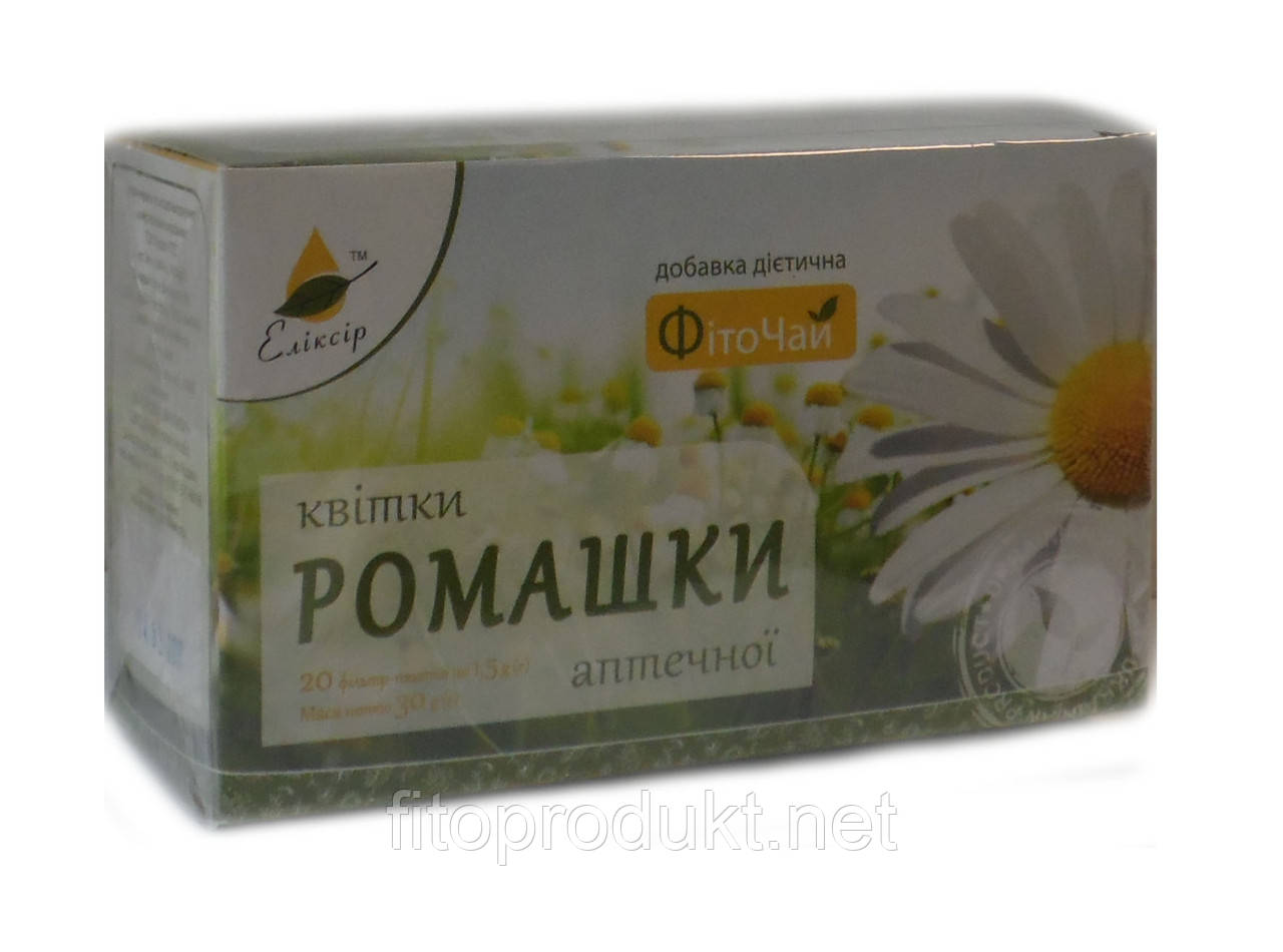 Фіточай «Квіти ромашки аптечної» No20 фільтр-пакети по 1,5 г