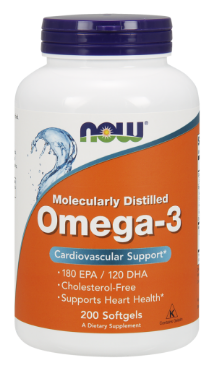 Риб'ячий жир Омега 3 Now Foods Omega-3 1000mg 200sgel, фото 1