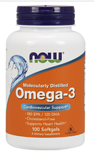 Риб'ячий жир Омега 3 Now Foods Omega-3 1000mg 100sgel