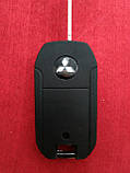 Викидний ключ Mitsubishi outlander, lancer, grandis, pajero на 2 кнопки вигляд Rubin, фото 2