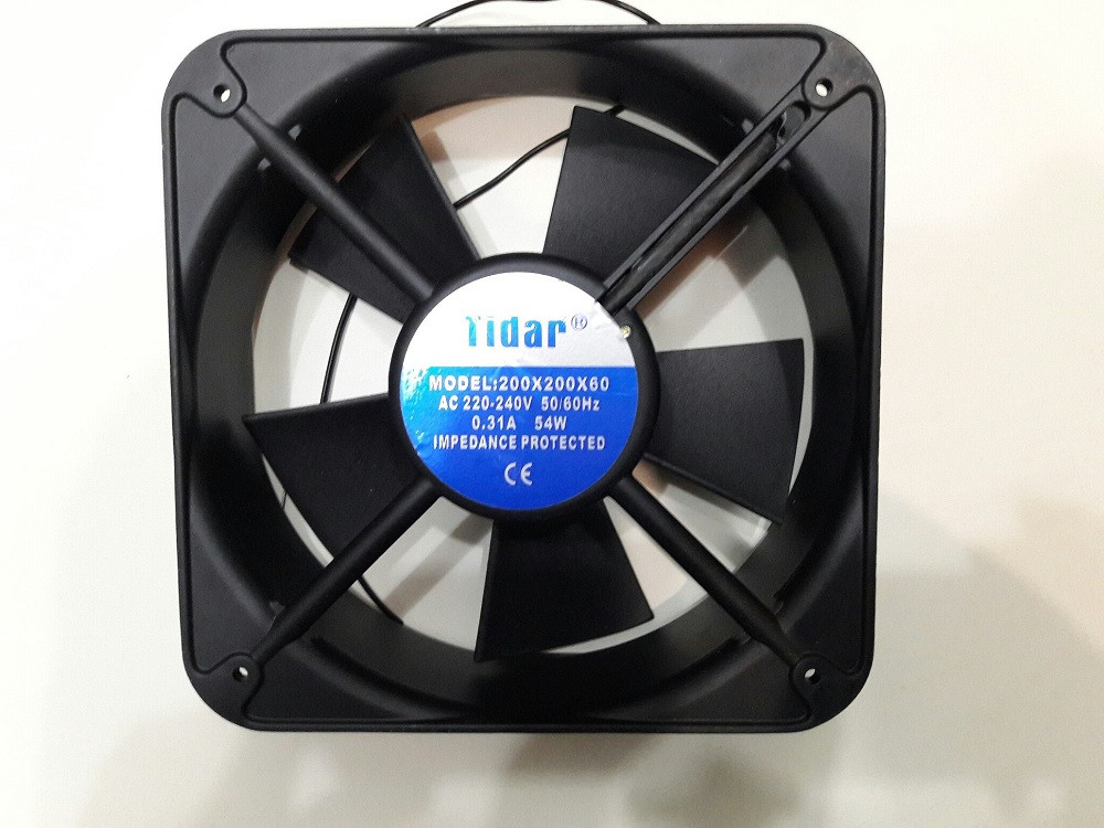 Вентилятор Осевой Универсальный на Подшипнике Квадратный 200*200*60(HBL ...