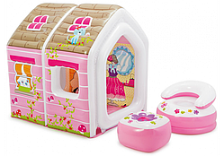Надувний ігровий центр Intex Princess Play House (48635)