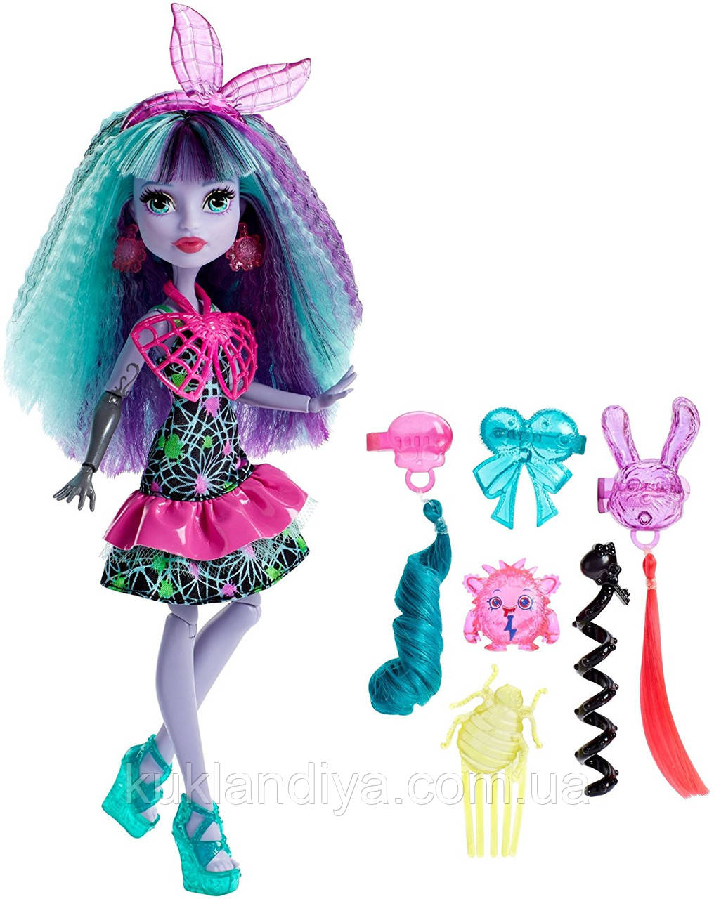 Лялька Monster High Електизовані Твайла, фото 1
