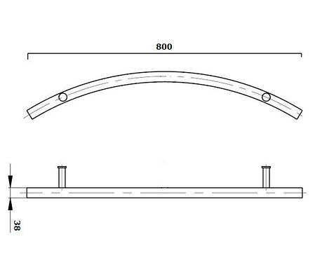 HDL 651 L=800 мм, фото 3