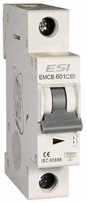 Модульний автоматичний вимикач EMCB.601C16, 6 кА, 1п, х-ка С, 16 А