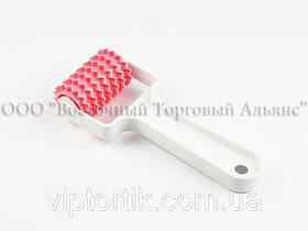 Роликовий ніж для тіста подвійний — Зигзаг