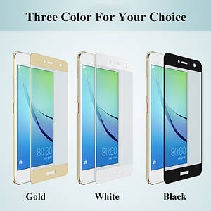 Захисне скло для Huawei P8 Lite 2017 (тільки білий)