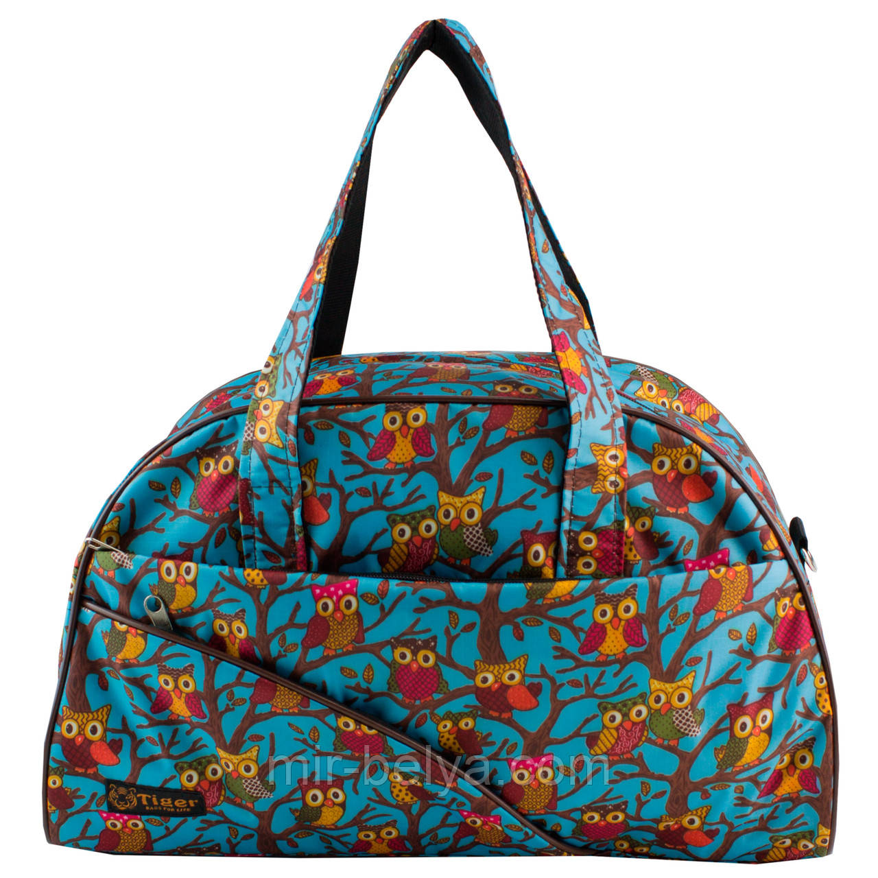 Сумки фитнес Tiger спортивная сумка совы голубые, фото 1
