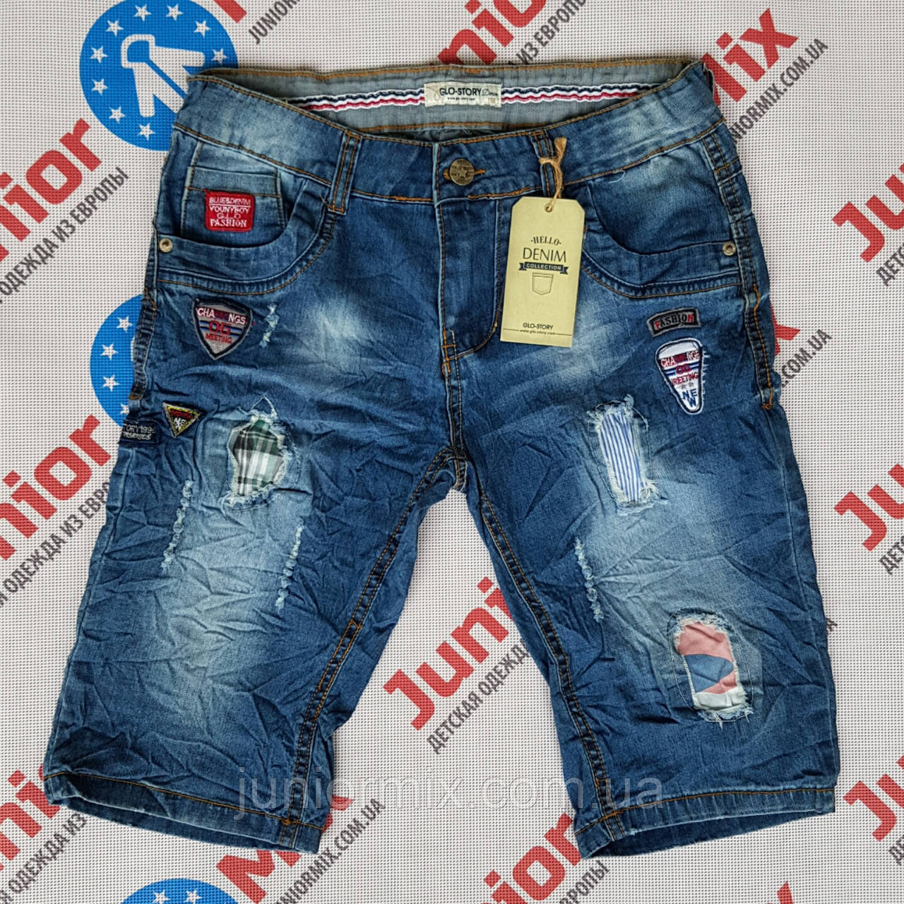 Бриджі джинсові на хлопчика підлітка GLO-STORY