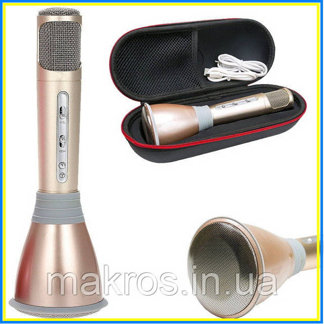 Бездротовий - Караоке мікрофон з динаміком - k068 bluetooth 3.0
