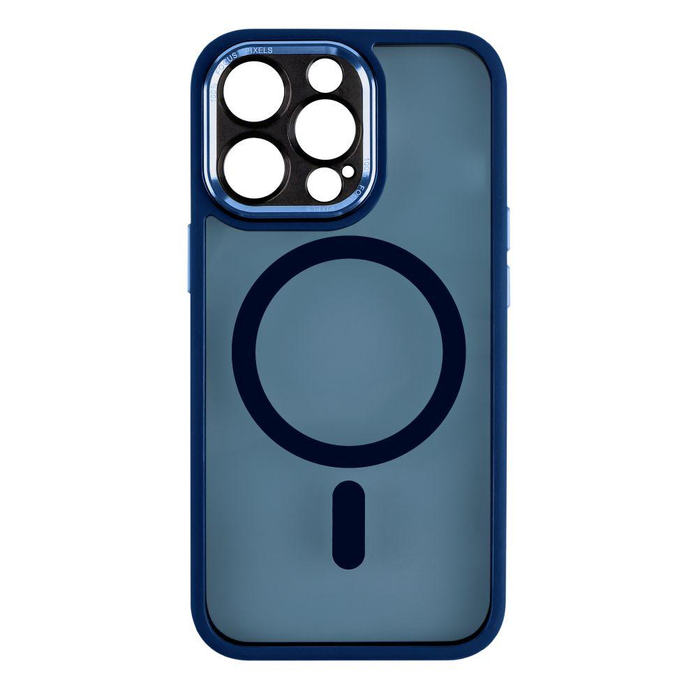 Чехол Creative TPU PC Metal Calais MagSafe Apple iPhone 13 Pro Dark Blue D11-2026, фото 1
