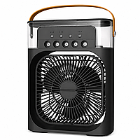 Вентилятор кондиционер увлажнитель 3в1 с контейнером для льда Mini Portable USB Air Cooling Fan 9418 Черный dax