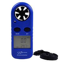 Цифровий анемометр Wintact WT816 із виміром температури, діапазон 0,7 - 30 м/с, крок виміру - 0,1м/с
