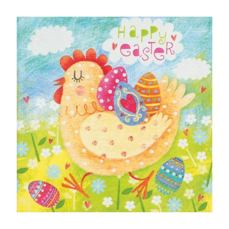 Декупажна серветка "Курочка", 33 * 33 см, 17,5 г / м2, ti-flair, 384008, фото 1