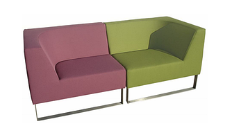 Диван офісний модульний опора метал із фарбуванням ТОРУС