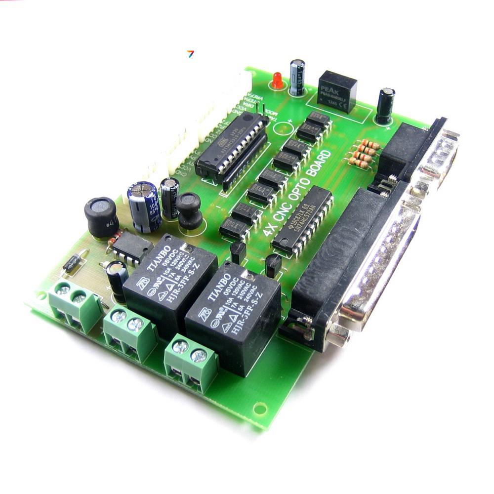 CNC CONTROLLER 4X OPTO Контролер призначений для створення електронної системи управління верстатом ЧПУ на базі IBM PC, фото 1