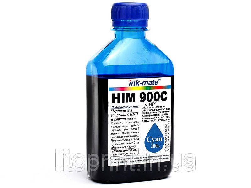 Чорнило для принтера HP — Ink-Mate — HIM 900, Cyan, 200 г