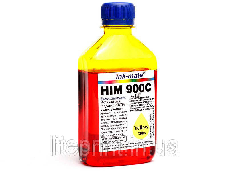 Чорнило для принтера HP — Ink-Mate — HIM 900, Yellow, 200 г