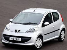 Накладки на пороги Peugeot 107 5D (2005+)