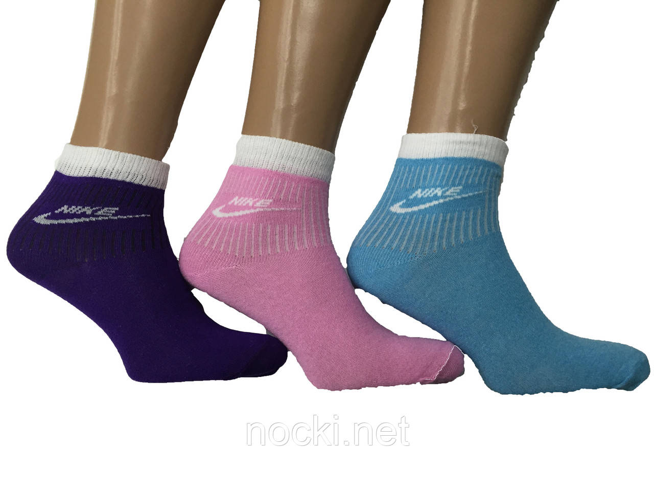 Носки женские спорт средней высоты Nike пр-во Турция