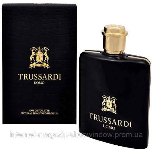 Парфюмированная вода Trussardi Uomo 100ml.Туалетная вода для мужчин.Магазин духов.