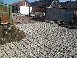 Изготовление арматурного каркаса, ячейка 250 на 250 мм.