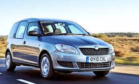 Накладки на пороги Skoda Roomster (2006+)