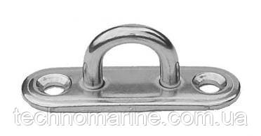 Пластина з вушком неіржавка сталь15 х 45 мм, фото 1