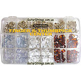 Набор Медиаторов Dunlop 33R025/3040TR Finger and Thumbpicks .025 set, фото 2