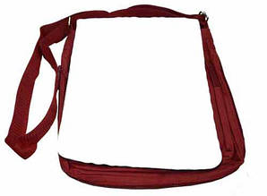 Сумка з клапаном для сублімації, червона