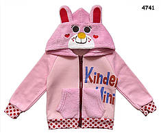 Тепла кофта Зайка для дівчинки. 80 см