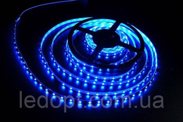 Світлодіодна стрічка SMD3528 9,6 W 120 LED/m IP20 синій Blue
