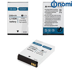 Акумулятор (АКБ, батарея) NB-242 для Nomi i242, 2500 mAh, оригінал