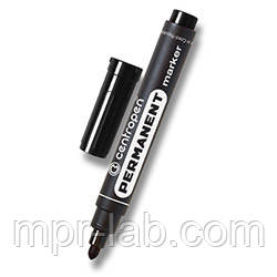 Маркер перманентний склограф CENTROPEN 8566, 2.5 мм Синій ( товстий), фото 1