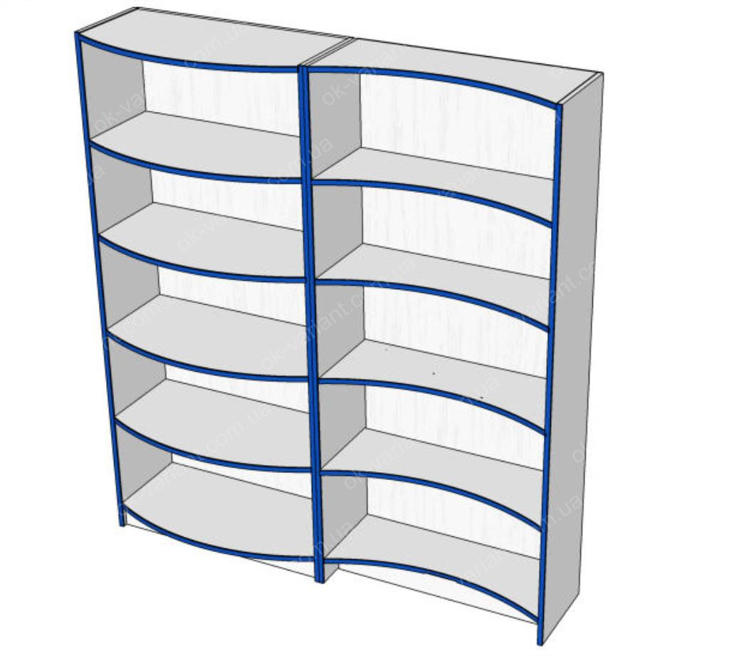 Стеллаж из дсп для магазина - фото 2 - id-p513972909