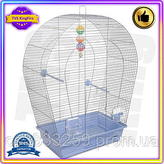 VS Клетка для птиц Give Every Природа большая голубая 44x27x75 см для экзотических птиц вольер для пти 32T8_V1