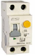 Модульний диференціальний автоматичний вимикач, 10 кА, 2 п, х-ка С, 40 А, 30 мА