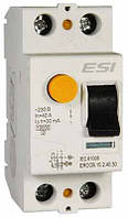 Модульний пристрій захисного вимкнення, ERCCB.602.25.30, 6 кА, 2 п, 25 А, 30 мА