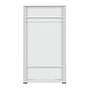 Шафа Ацтека дводверна 105 см Білий глянець МДФ БРВ SZF2D/21/11 BRW AZTECA (Амелія), фото 2