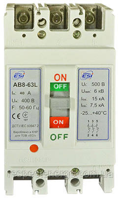 Автоматичний вимикач 15 кА, 3п, 32А, фото 1