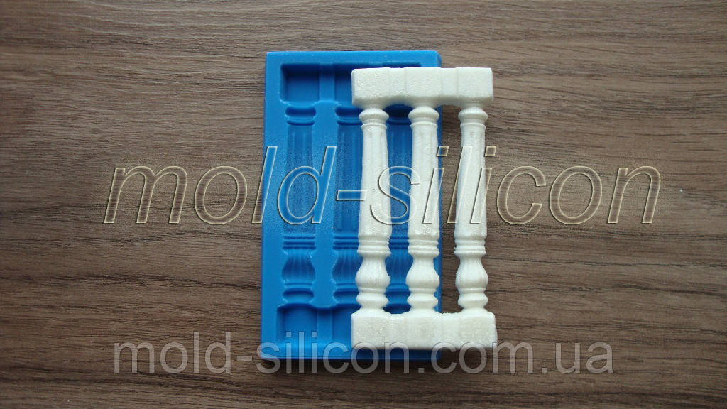 Силіконовий молд "Забір із балясин 2", фото 1