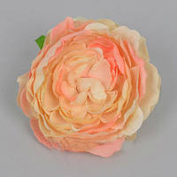 Головка Камелії 10 см коралово-рожева