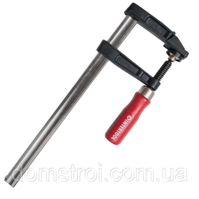 Струбцина столярная 1000x120 мм DIN 5117 INTERTOOL HT-6007 - фото 1 - id-p563562258