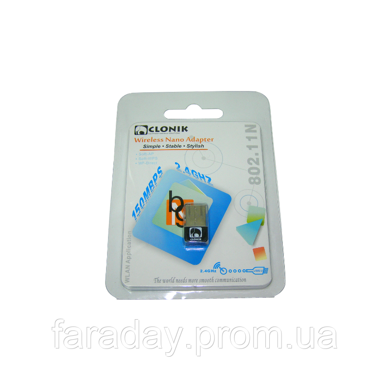 Clonik Nano - USB WiFi адаптер - фото 1 - id-p514094366